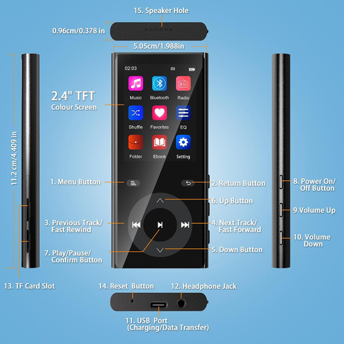 Mp3 player 90gb bluetooth - mp3,
